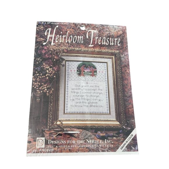 Designs For The Needle Serenity Prayer Cross Stitch Kit 8" X 10" Religious NEW - Picture 1 of 5